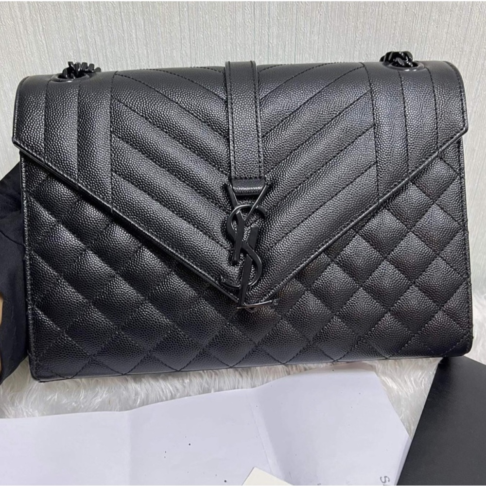 A107- 💯 % authentic YLS Envelope Medium chain shoulder bag